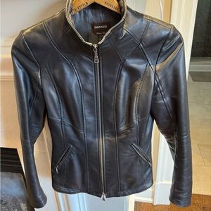 Danier Italian Leather Jacket in Black